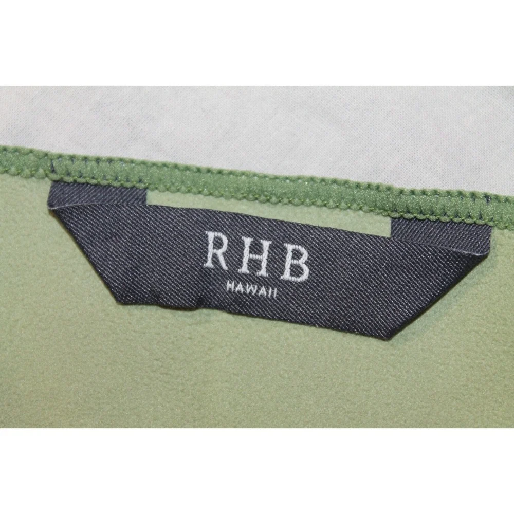 RHB Hawaii Hibiscus Floral Beach Towel Sand Free Quick Dry 63x31 Green Tropical